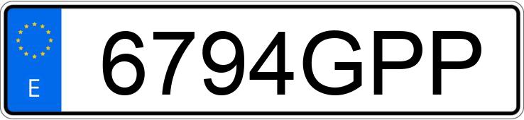 Numer rejestracyjny 6794GPP posiada RENAULT KOLEOS