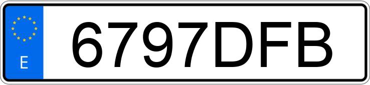Numer rejestracyjny 6797DFB posiada PEUGEOT 206 Numer rejestracyjny 6797DFB posiada PEUGEOT 206