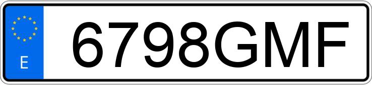 Numer rejestracyjny 6798GMF posiada LANCIA DELTA