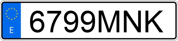 Numer rejestracyjny 6799MNK posiada SEAT IBIZA Numer rejestracyjny 6799MNK posiada SEAT IBIZA