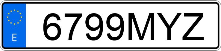 Numer rejestracyjny 6799MYZ posiada AUDI A5