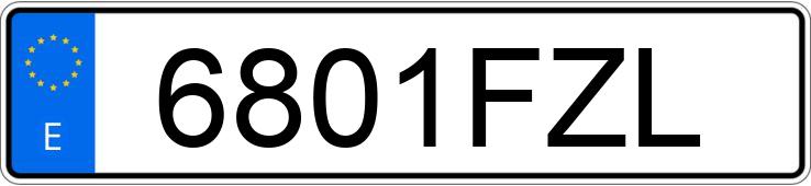 Numer rejestracyjny 6801FZL posiada MERCEDES SPRINTER Numer rejestracyjny 6801FZL posiada MERCEDES SPRINTER