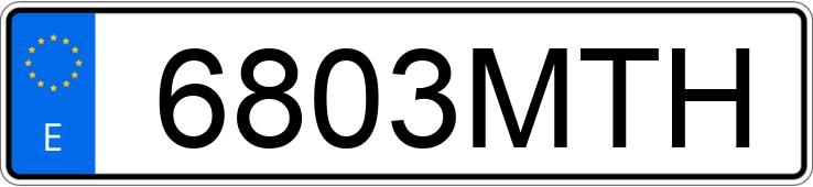Numer rejestracyjny 6803MTH posiada FORD FOCUS