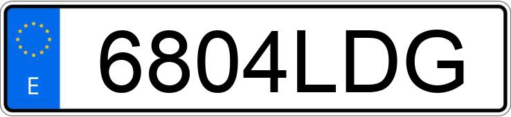 Numer rejestracyjny 6804LDG posiada MERCEDES SPRINTER Numer rejestracyjny 6804LDG posiada MERCEDES SPRINTER