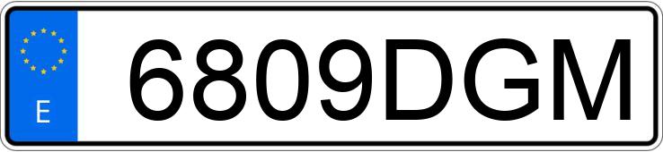 Numer rejestracyjny 6809DGM posiada ALFA ROMEO 147