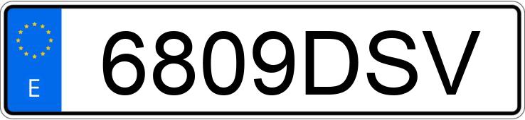 Registreringsnummeret 6809DSV har MERCEDES M (163-164)