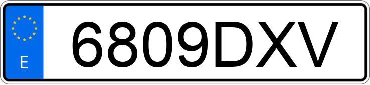 Numer rejestracyjny 6809DXV posiada VOLKSWAGEN POLO Numer rejestracyjny 6809DXV posiada VOLKSWAGEN POLO