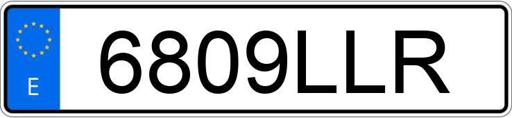 Numer rejestracyjny 6809LLR posiada OPEL COMBO