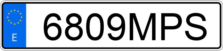 Numer rejestracyjny 6809MPS posiada MERCEDES S (222)