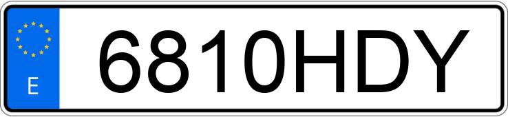 Numer rejestracyjny 6810HDY posiada RENAULT GRAND KANGOO Numer rejestracyjny 6810HDY posiada RENAULT GRAND KANGOO