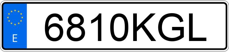 Numer rejestracyjny 6810KGL posiada HYUNDAI TUCSON Numer rejestracyjny 6810KGL posiada HYUNDAI TUCSON