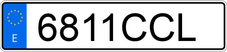 Numer rejestracyjny 6811CCL posiada HYUNDAI ACCENT Numer rejestracyjny 6811CCL posiada HYUNDAI ACCENT