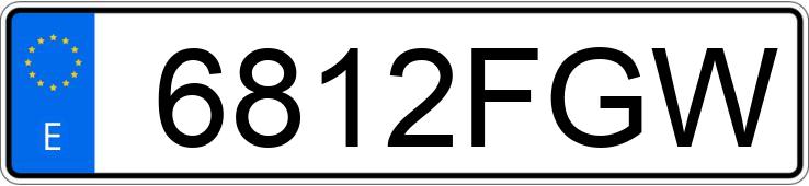 Numer rejestracyjny 6812FGW posiada RENAULT KANGOO Numer rejestracyjny 6812FGW posiada RENAULT KANGOO