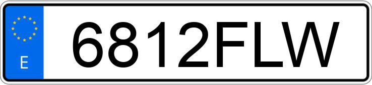 Numer rejestracyjny 6812FLW posiada MITSUBISHI OUTLANDER Numer rejestracyjny 6812FLW posiada MITSUBISHI OUTLANDER