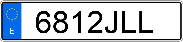 Numer rejestracyjny 6812JLL posiada PEUGEOT 2008