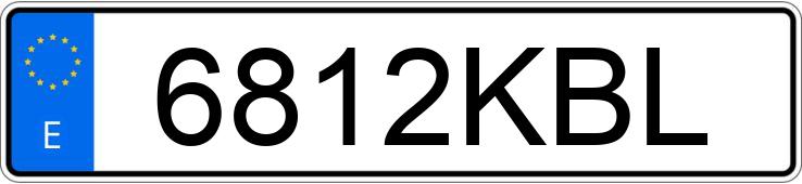 Numer rejestracyjny 6812KBL posiada OPEL MOKKA Numer rejestracyjny 6812KBL posiada OPEL MOKKA