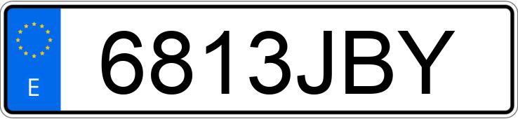 Numer rejestracyjny 6813JBY posiada CITROEN C4 GRAND PICASSO