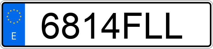 Numer rejestracyjny 6814FLL posiada PEUGEOT 407