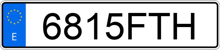 Numer rejestracyjny 6815FTH posiada OPEL CORSA