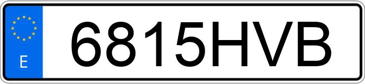 Registreringsnummeret 6815HVB har DACIA SANDERO
