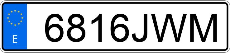 Numer rejestracyjny 6816JWM posiada SEAT LEON Numer rejestracyjny 6816JWM posiada SEAT LEON