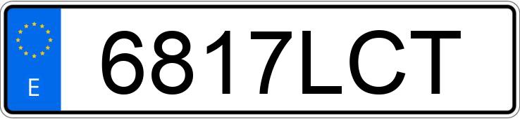 O número de registro 6817LCT tem MERCEDES C (205) O número de registro 6817LCT tem MERCEDES C (205)
