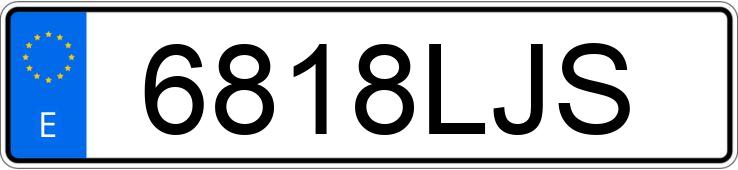 Numer rejestracyjny 6818LJS posiada PORSCHE PANAMERA