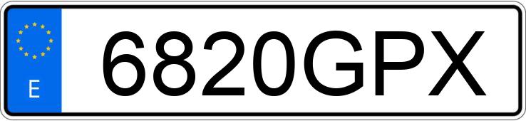 Numer rejestracyjny 6820GPX posiada PEUGEOT 207 CC Numer rejestracyjny 6820GPX posiada PEUGEOT 207 CC