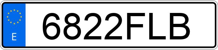 Numer rejestracyjny 6822FLB posiada SEAT IBIZA Numer rejestracyjny 6822FLB posiada SEAT IBIZA