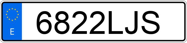 Numer rejestracyjny 6822LJS posiada MERCEDES A (177)