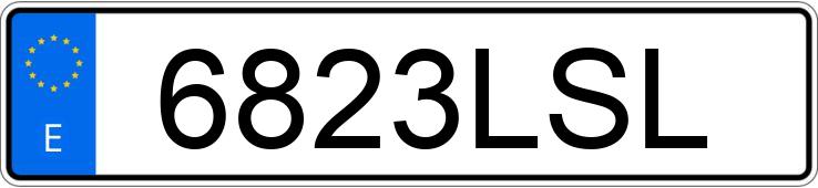 Numer rejestracyjny 6823LSL posiada DAF XF Numer rejestracyjny 6823LSL posiada DAF XF