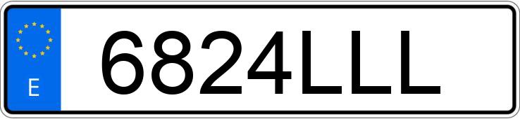 Numer rejestracyjny 6824LLL posiada MERCEDES A (177)