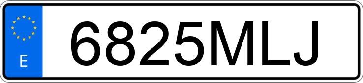 Numer rejestracyjny 6825MLJ posiada SEAT LEON Numer rejestracyjny 6825MLJ posiada SEAT LEON