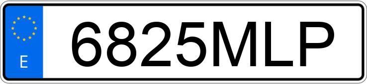 Numer rejestracyjny 6825MLP posiada MERCEDES SLK (172) Numer rejestracyjny 6825MLP posiada MERCEDES SLK (172)