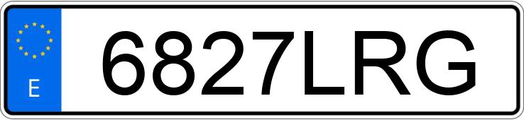 Numer rejestracyjny 6827LRG posiada AUDI A6