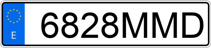 Numer rejestracyjny 6828MMD posiada MERCEDES V (638-639-447)
