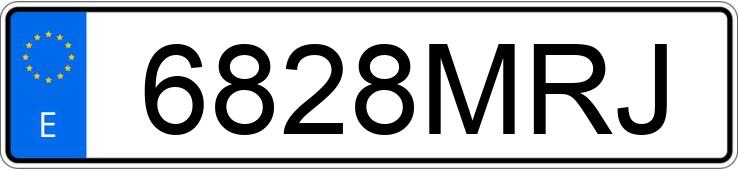 Numer rejestracyjny 6828MRJ posiada TOYOTA YARIS