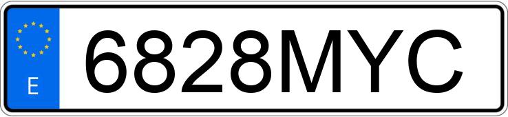 Numer rejestracyjny 6828MYC posiada CUPRA LEON