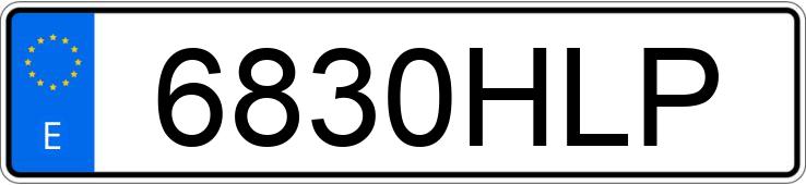 Numer rejestracyjny 6830HLP posiada PEUGEOT 308