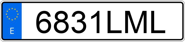 Numer rejestracyjny 6831LML posiada MERCEDES CLA (118)