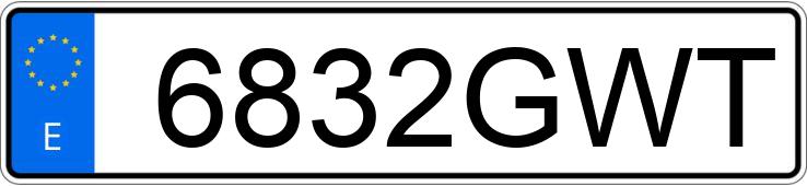 Numer rejestracyjny 6832GWT posiada OPEL ASTRA Numer rejestracyjny 6832GWT posiada OPEL ASTRA