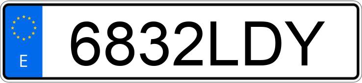 Numer rejestracyjny 6832LDY posiada KIA SPORTAGE Numer rejestracyjny 6832LDY posiada KIA SPORTAGE