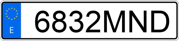 Numer rejestracyjny 6832MND posiada CUPRA LEON Numer rejestracyjny 6832MND posiada CUPRA LEON