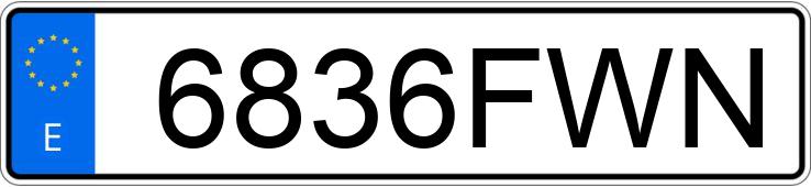 Numer rejestracyjny 6836FWN posiada KIA CEED Numer rejestracyjny 6836FWN posiada KIA CEED