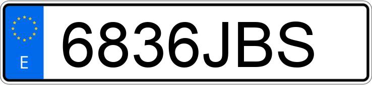 Numer rejestracyjny 6836JBS posiada RENAULT CLIO Numer rejestracyjny 6836JBS posiada RENAULT CLIO