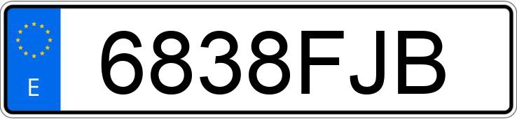 Registreringsnumret 6838FJB har VOLKSWAGEN PASSAT Registreringsnumret 6838FJB har VOLKSWAGEN PASSAT