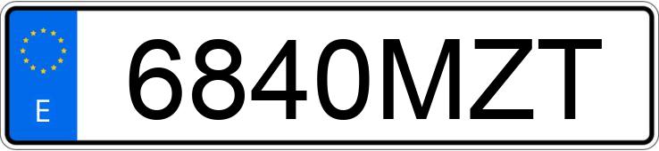 Numer rejestracyjny 6840MZT posiada DACIA SANDERO Numer rejestracyjny 6840MZT posiada DACIA SANDERO