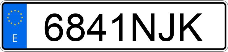 Numer rejestracyjny 6841NJK posiada PEUGEOT 2008