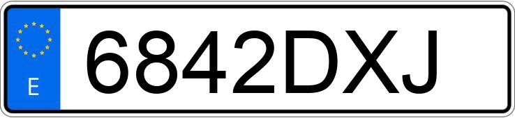 Numer rejestracyjny 6842DXJ posiada MINI MINI