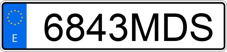 Numer rejestracyjny 6843MDS posiada VOLKSWAGEN TAIGO Numer rejestracyjny 6843MDS posiada VOLKSWAGEN TAIGO